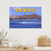 Travel Hawaii Poster (Küche)