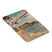 Travel Honululu, Hawaii tropische Strandgeschenke Magnet (Rechte Seite)