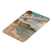 Travel Honululu, Hawaii tropische Strandgeschenke Magnet (Linke Seite)