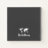 Travel International Dark Gray Notizblock (Rückseite)