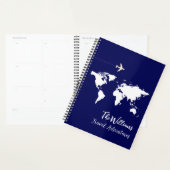 Travel International Navy Blue Planner Planer (Anzeige)
