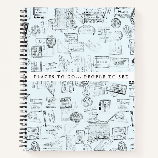 Travel Journal Adventure Wanderlust Notebook Notizblock (Vorderseite)