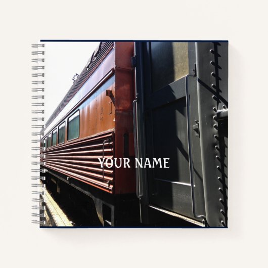 Travel Journal Train Notizblock (Vorderseite)