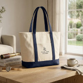 Travel Light Live Deep Minimalist Typography  Tragetasche