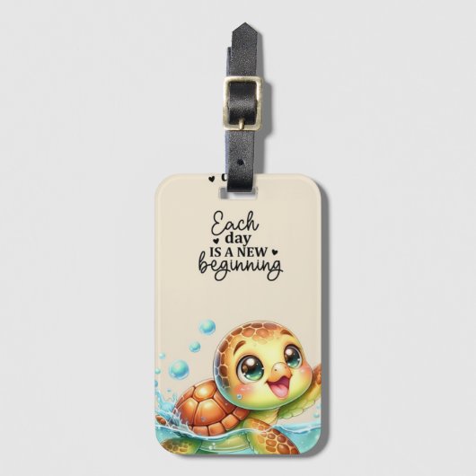 "Travel Made Stylish" 🌍 Gepäckanhänger (Vorderseite Vertikal)