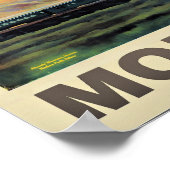 Travel Montana poster, Poster (Ecke)