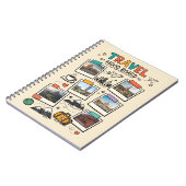 Travel Mood Board Dream Trip Journal Cover Notizblock (Linke Seite)