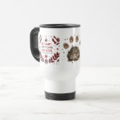 Travel Mug - Bold Red Cat Mama Pendlercup Reisebecher (Vorderseite Links)