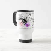 Travel Mug: Der Weg des Lesers Reisebecher (Vorderseite Links)