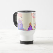 Travel mug diseño princesa reisebecher (Vorderseite Links)