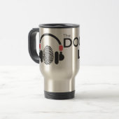 Travel Mug - Double Loop Podcast Reisebecher (Vorderseite Links)