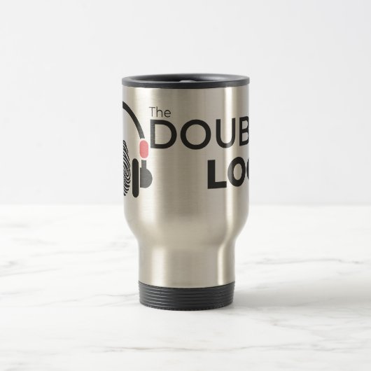 Travel Mug - Double Loop Podcast Reisebecher (Mittel)