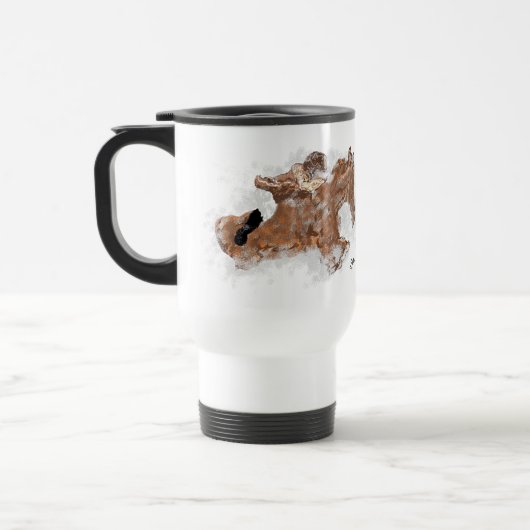 Travel Mug: Dusty Win Reisebecher (Links)