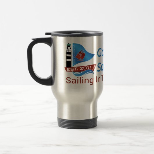 Travel Mug - Galway City Sailing Club Reisebecher (Links)