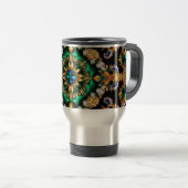 Travel Mug mit brasilianischem Colors Design Reisebecher (VorderseiteRechts)