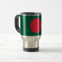 Travel Mug mit der Flagge Bangladeschs