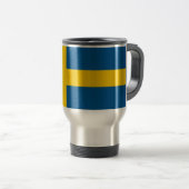 Travel Mug mit der Flagge Schwedens Reisebecher (VorderseiteRechts)