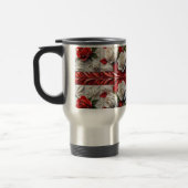 Travel Mug mit englischer Rose Design Reisebecher (Links)