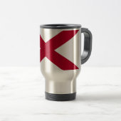 Travel Mug mit Flag Alabama Staat - USA Reisebecher (VorderseiteRechts)