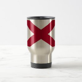 Travel Mug mit Flag Alabama Staat - USA Reisebecher