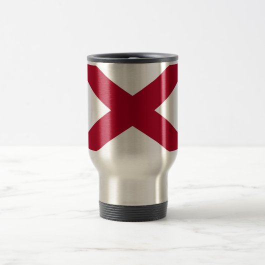 Travel Mug mit Flag Alabama Staat - USA Reisebecher (Mittel)
