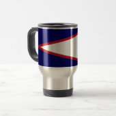 Travel Mug mit Flag American Samoa - USA Reisebecher (Vorderseite Links)
