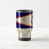 Travel Mug mit Flag American Samoa - USA Reisebecher (Mittel)
