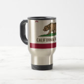 Travel Mug mit Flag California Staat - USA Reisebecher (Vorderseite Links)
