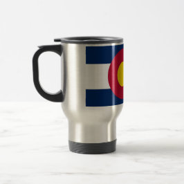 Travel Mug mit Flag Colorado Staat - USA Reisebecher
