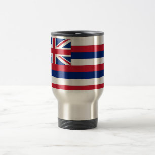Travel Mug mit Flag Hawaii Staat - USA Reisebecher