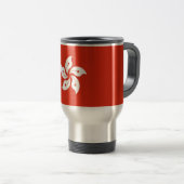 Travel Mug mit Flag Hongkong, China Reisebecher (VorderseiteRechts)