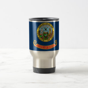 Travel Mug mit Flag Idaho Staat - USA Reisebecher