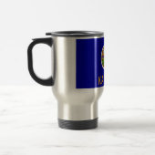 Travel Mug mit Flag Kansas Staat - USA Reisebecher (Links)