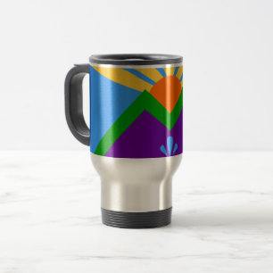 Travel Mug mit Flag Manitou Springs Reisebecher