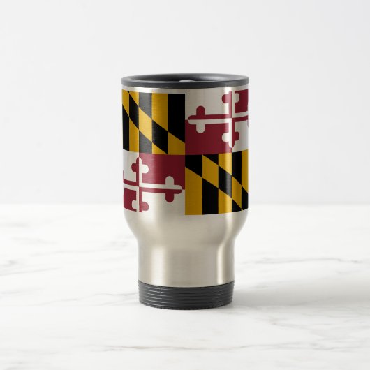 Travel Mug mit Flag Maryland Staat - USA Reisebecher (Mittel)