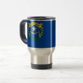 Travel Mug mit Flag Nevada Staat - USA Reisebecher (Vorderseite Links)
