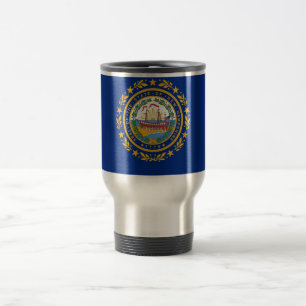 Travel Mug mit Flag New Hampshire Staat - USA Reisebecher
