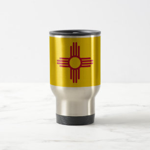 Travel Mug mit Flag New Mexico Staat - USA Reisebecher