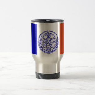Travel Mug mit Flag New York City - USA Reisebecher
