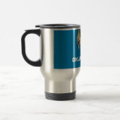 Travel Mug mit Flag Oklahoma Staat - USA Reisebecher (Links)
