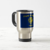 Travel Mug mit Flag Oregon Staat - USA Reisebecher (Vorderseite Links)