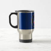 Travel Mug mit Flag Utah Staat - USA Reisebecher (Links)