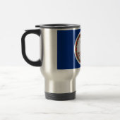 Travel Mug mit Flag Virginia Staat - USA Reisebecher (Links)