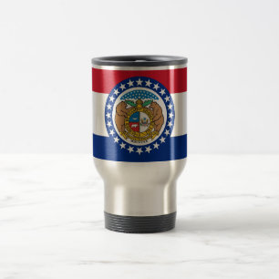 Travel Mug mit Flag von Missouri Staat - USA Reisebecher
