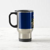 Travel Mug mit Flag Wisconsin Staat - USA Reisebecher (Links)