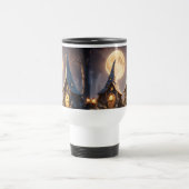 Travel mug mit Gnome Kabinen Mondlicht Reisebecher (Mittel)