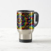 Travel Mug mit LGBTQ-Farbdesign Reisebecher (VorderseiteRechts)
