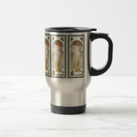 Travel Mug: Mucha - Sylvais Parfüm Ad