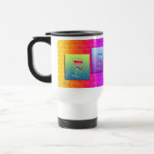 Travel Mug - Pop Art Wine Reisebecher (Links)