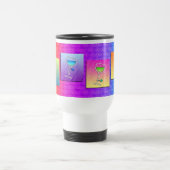 Travel Mug - Pop Art Wine Reisebecher (Mittel)
